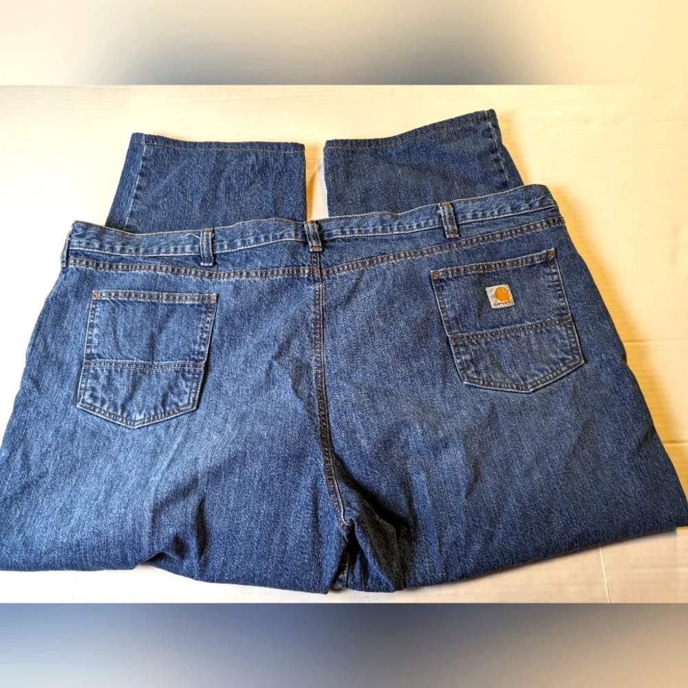 Carhartt Big Mans Relaxed Fit Jeans Size 54 x 32